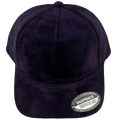 Midnight Plum Suede Snapback Cap