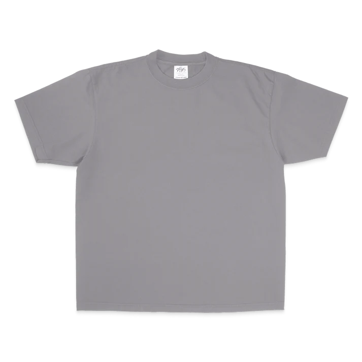 SHAKAWEAR - 7.5oz Heavyweight Garment Dyed Short Sleeve - CEMENT