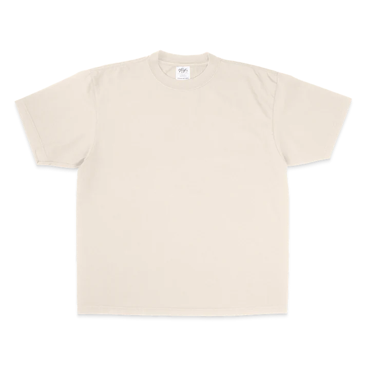 SHAKAWEAR - 7.5oz Heavyweight Garment Dyed Short Sleeve - CREAM